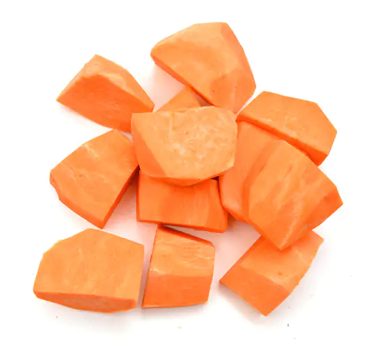 Sweet Potato Orange Cut Cube 250g